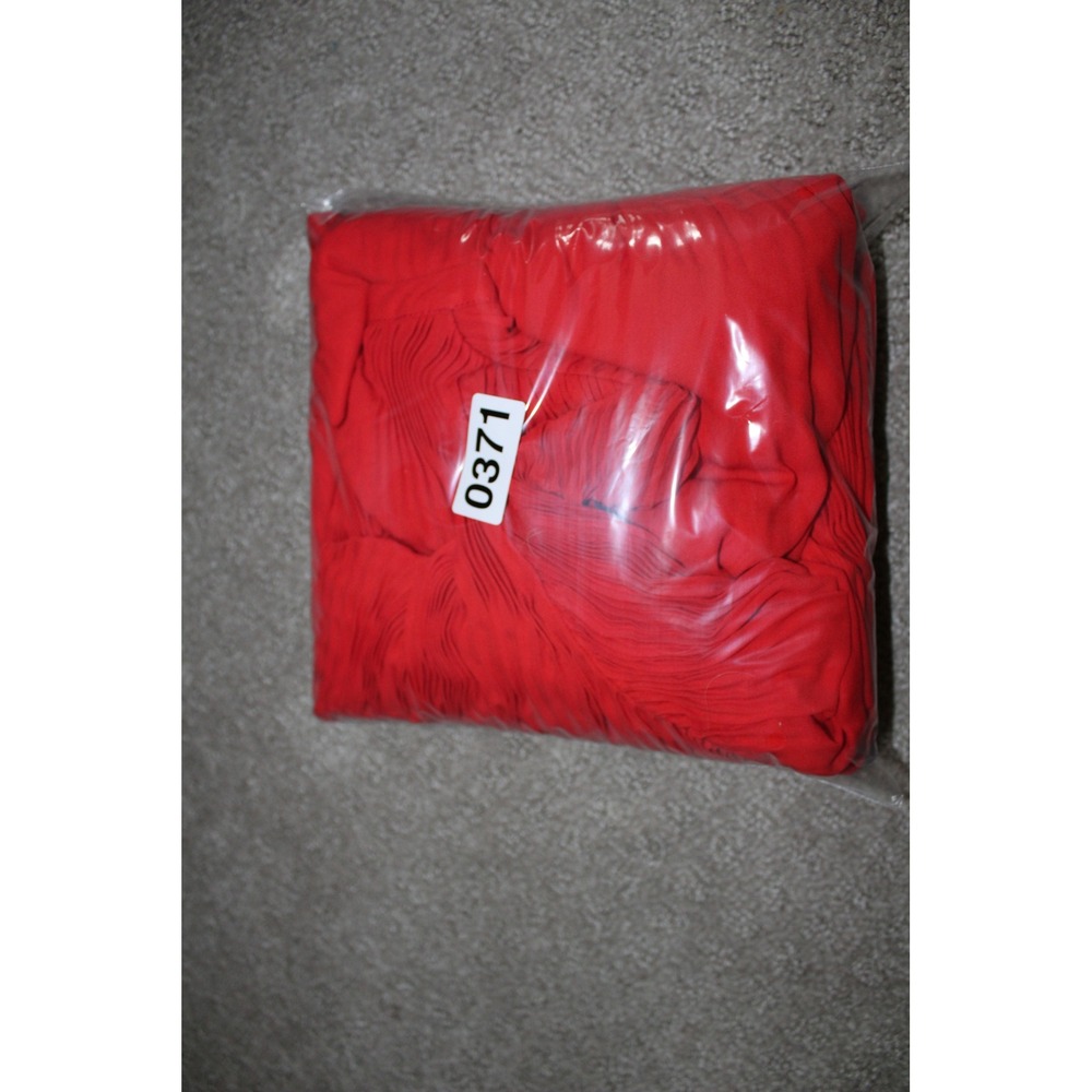 ZARA BASIC COLLECTION Red Pleated Long Sleeve Shi… - image 9